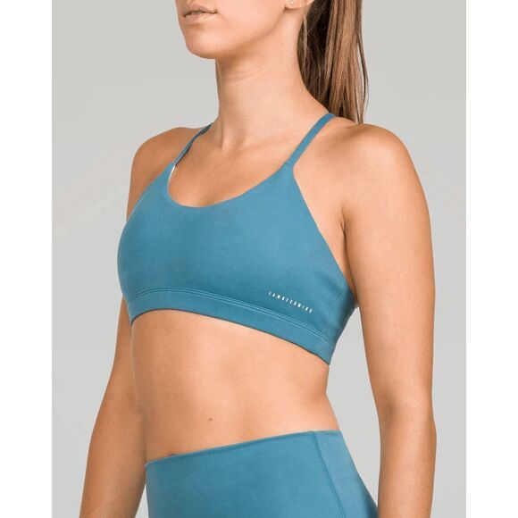 IAB MFG NWT 'Namaste' Strappy Sports Bra in 'Azure' Blue Medium - Picture 3 of 7